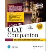 Pearson's Complete CLAT Companion useful for MH-CET, CLET, CLAT, AILET by Harsh Gagrani | Common Law Admission Test 